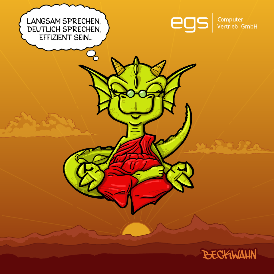 Die zweite goldene Regel der Spracherkennung In der Ruhe liegt die Kraft.